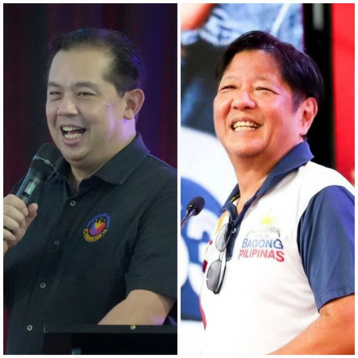 Leyte 1st district Rep. Martin Romualdez (left), President Ferdinand "Bongbong" Marcos Jr. (Speaker’s office, Facebook)
