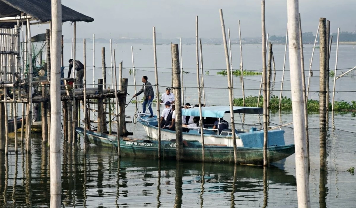 The Muntinlupa part of Laguna Lake in a photo dated July 4. (Photo from the Muntinlupa City government)