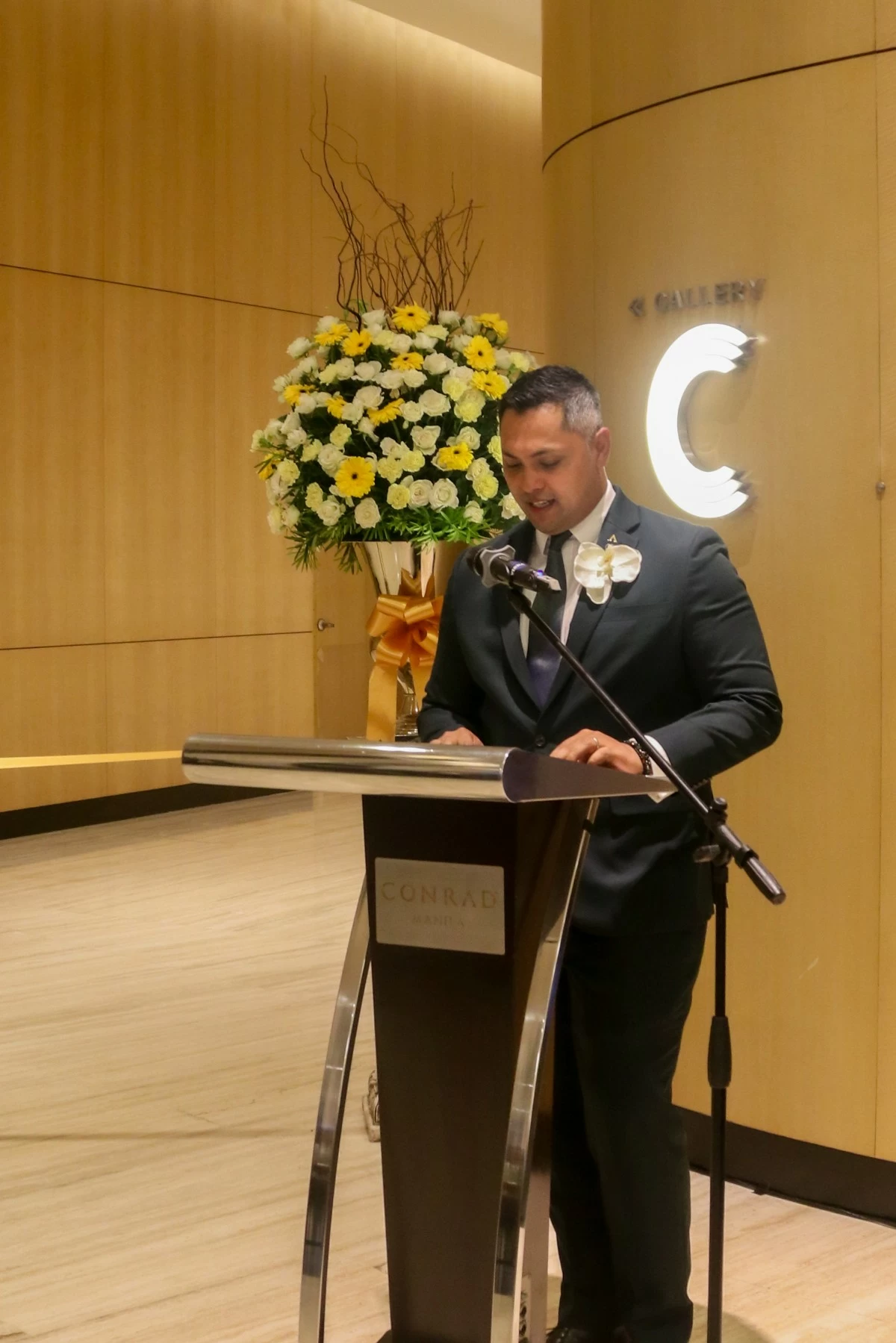 Welcome Remarks by Lucky Ou (Director of Operations, Conrad Manila)

