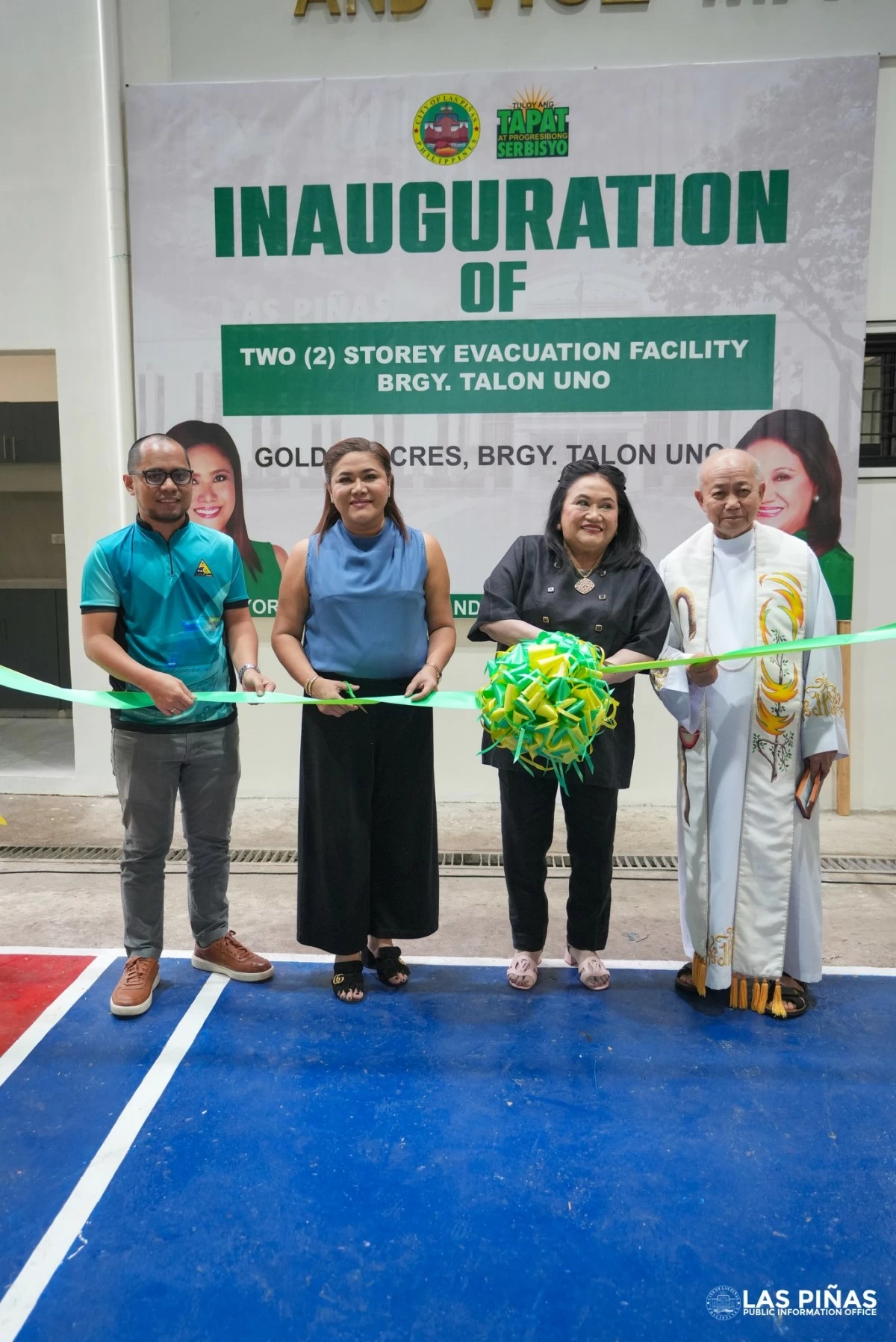 Mayor April Aguilar with Vice Mayor Imelda Aguilar (Photo from Las Pinas PIO)