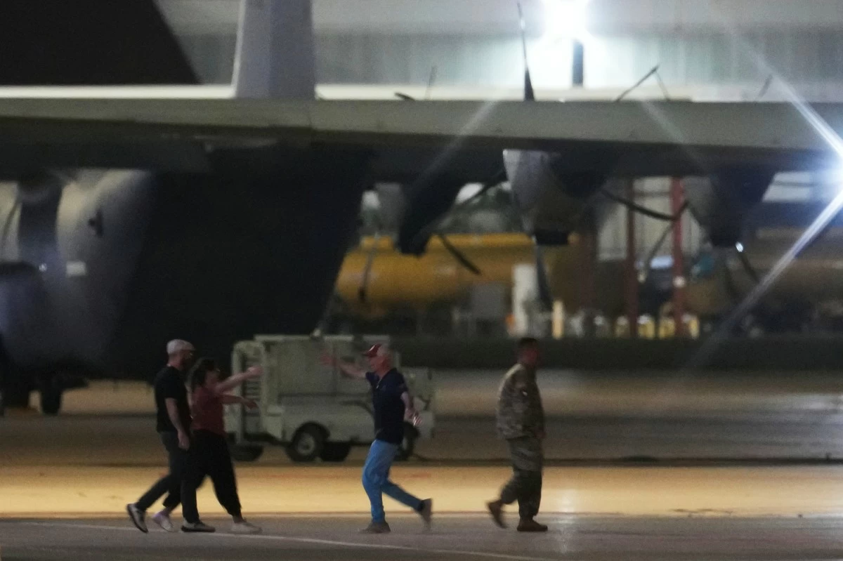 JAILED Americans released by Venezuela arrive in San Antonio, Texas, Friday, July 18, 2025. (AP)
