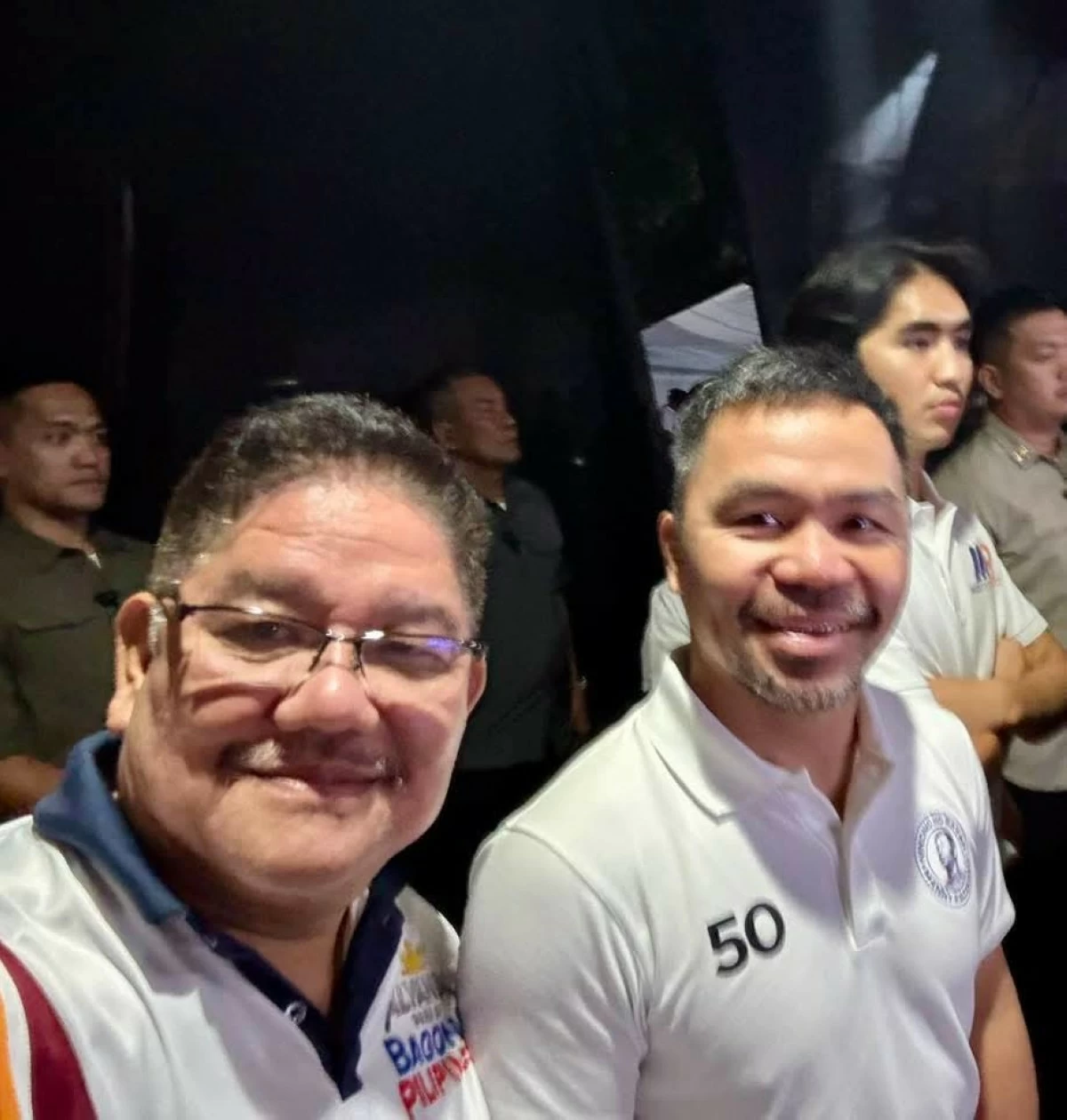 4Ps Party-list Rep. Marcelino “Nonoy” Libanan (left), Manny Pacquiao (Facebook)