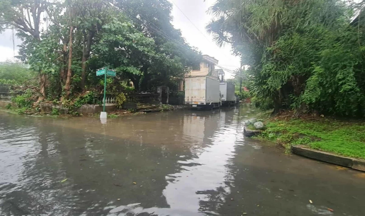 Flooded areas in Barangay Manggahan, Pasig City. (Photos from Barangay Councilor Quin Cruz)