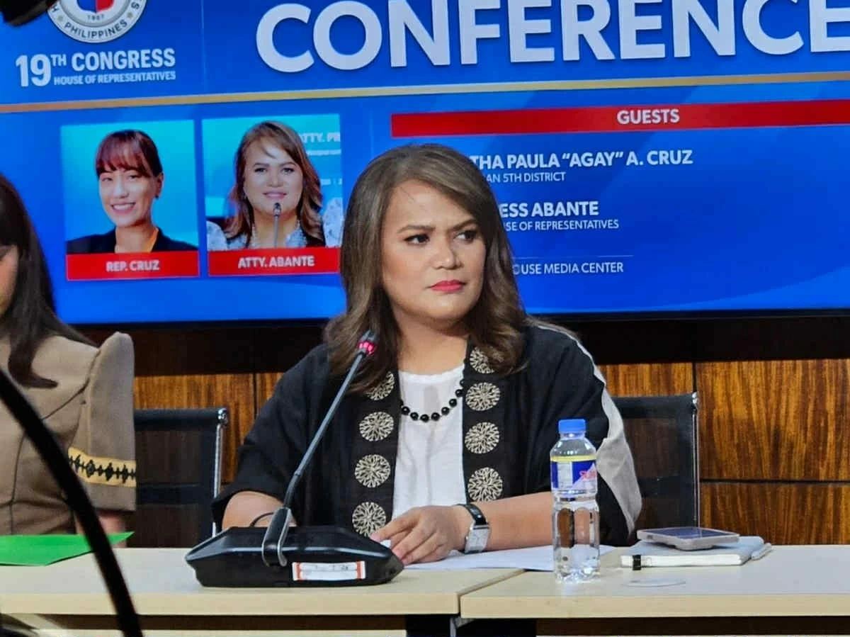 House of Representatives Spokesperson Princess Abante (Ellson Quismorio/MANILA BULLETIN)