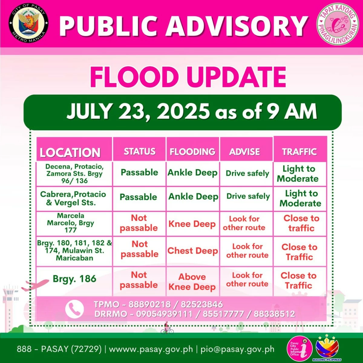 Photo from Pasay PIO