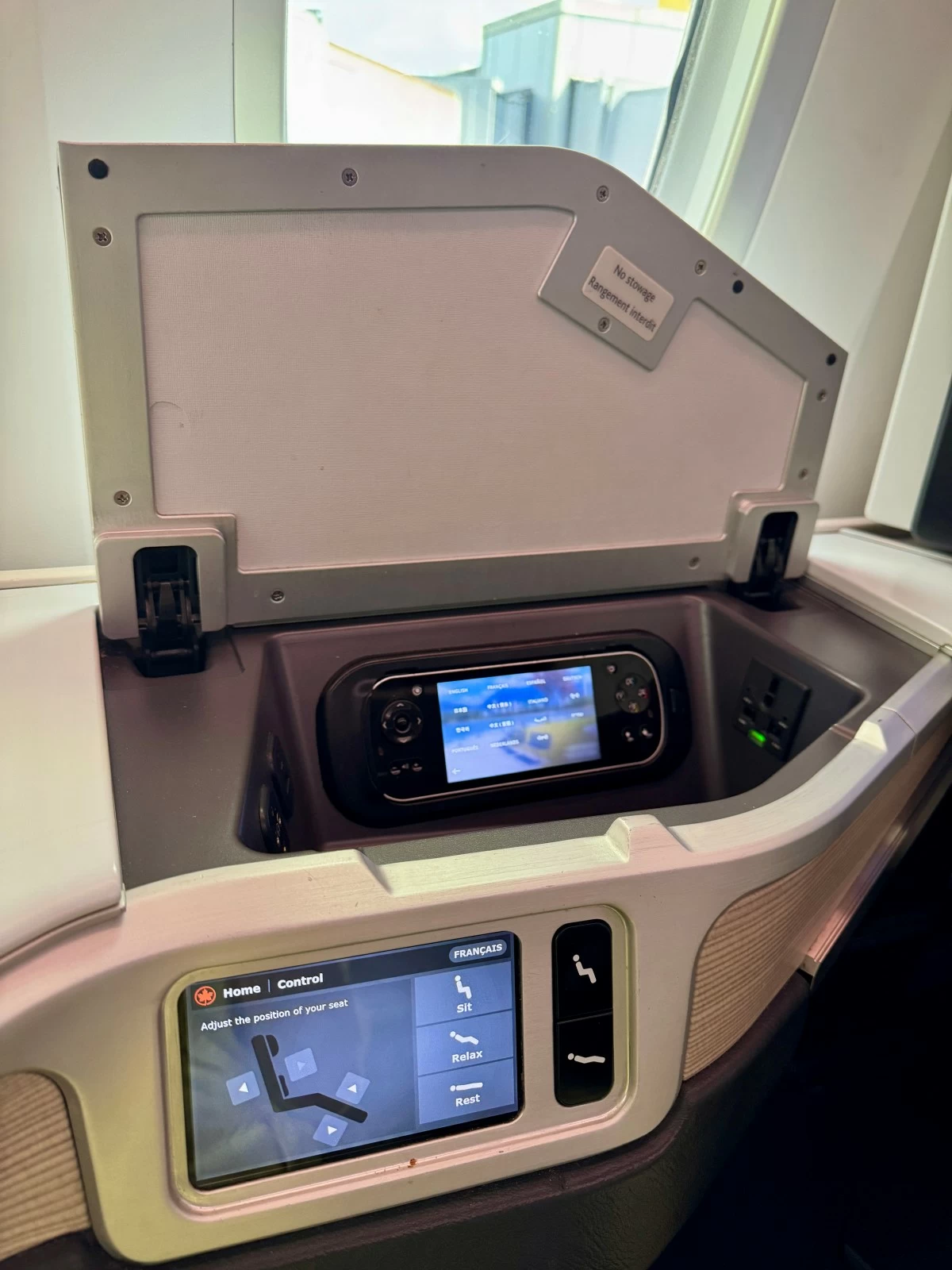 KEEP IT DISCREET This compartment keeps personal items hidden