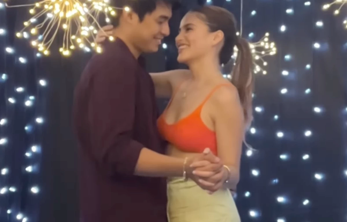 Elysse Joson and McCoy De Leon (A screenshot from Instagram)