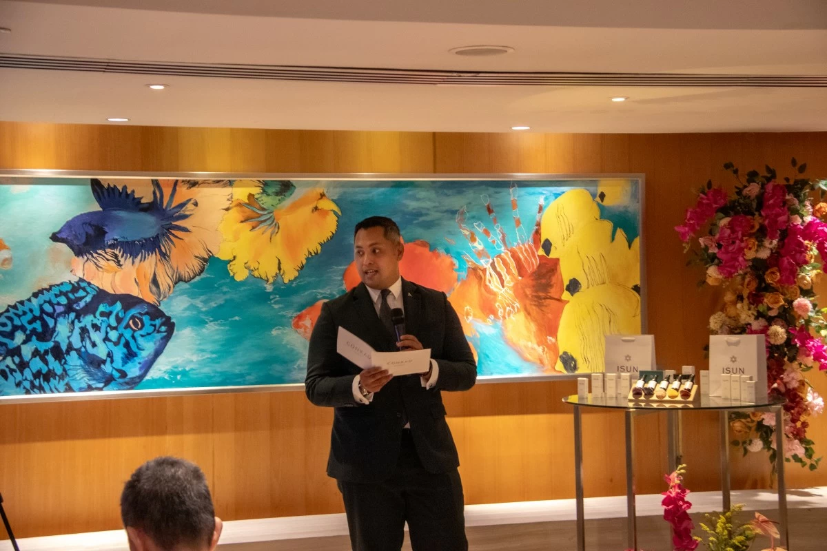  Welcoming remarks by Lucky Ou, (Director of Operations, Conrad Manila)