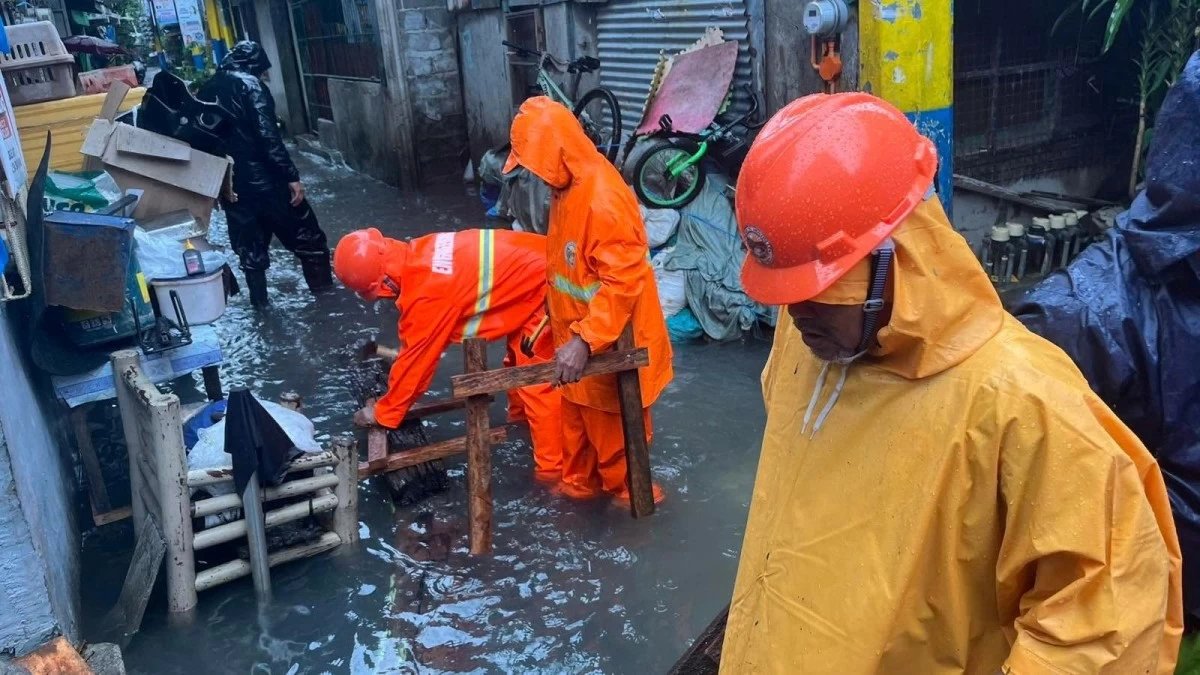 A flooded area in Muntinlupa (Photo from the Muntinlupa City government)