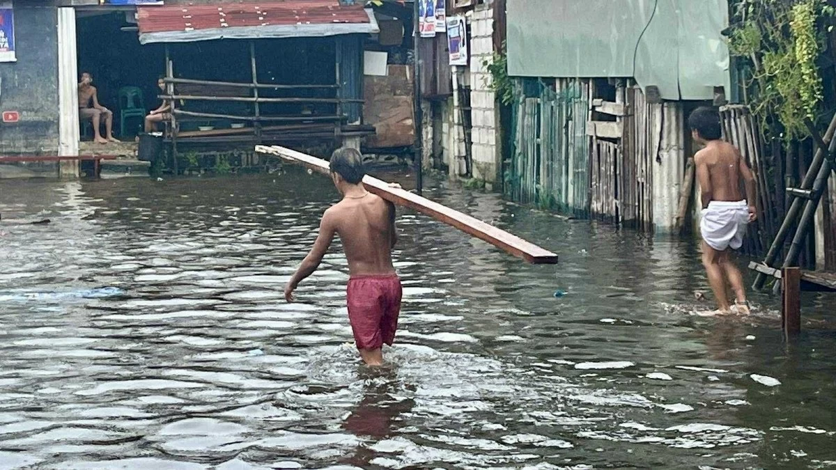A flooded area in Muntinlupa (Photo from the Muntinlupa City government)