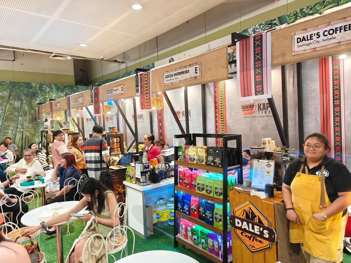 The fair's food section features treats and drinks from different parts of the country