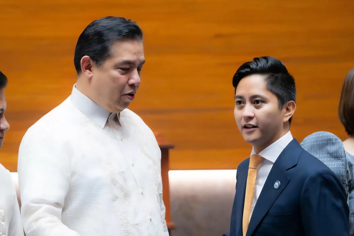 House Speaker Martin Romualdez (left), Majority Leader Ilocos Norte 1st district Rep. Sandro Marcos (Facebook)