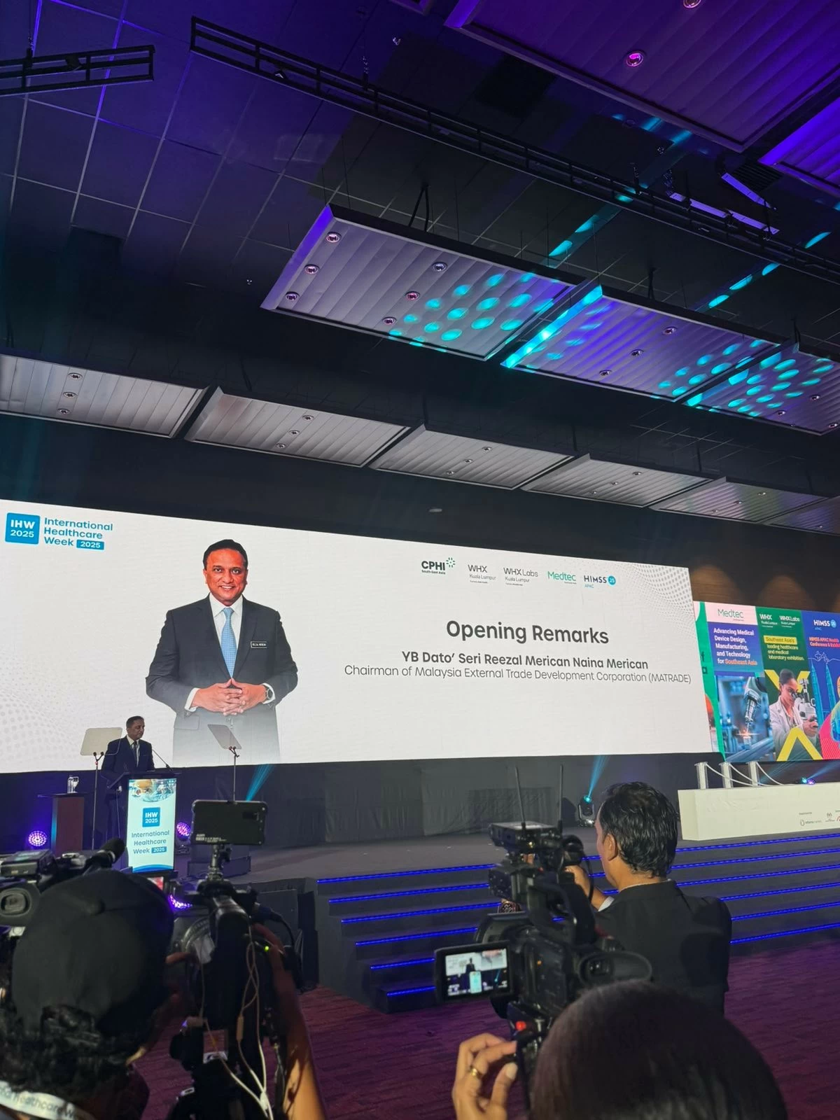 Malaysia External Trade Development Corporation (MATRADE) chairman YB Dato' Seri Reezal Merican Naina Merican