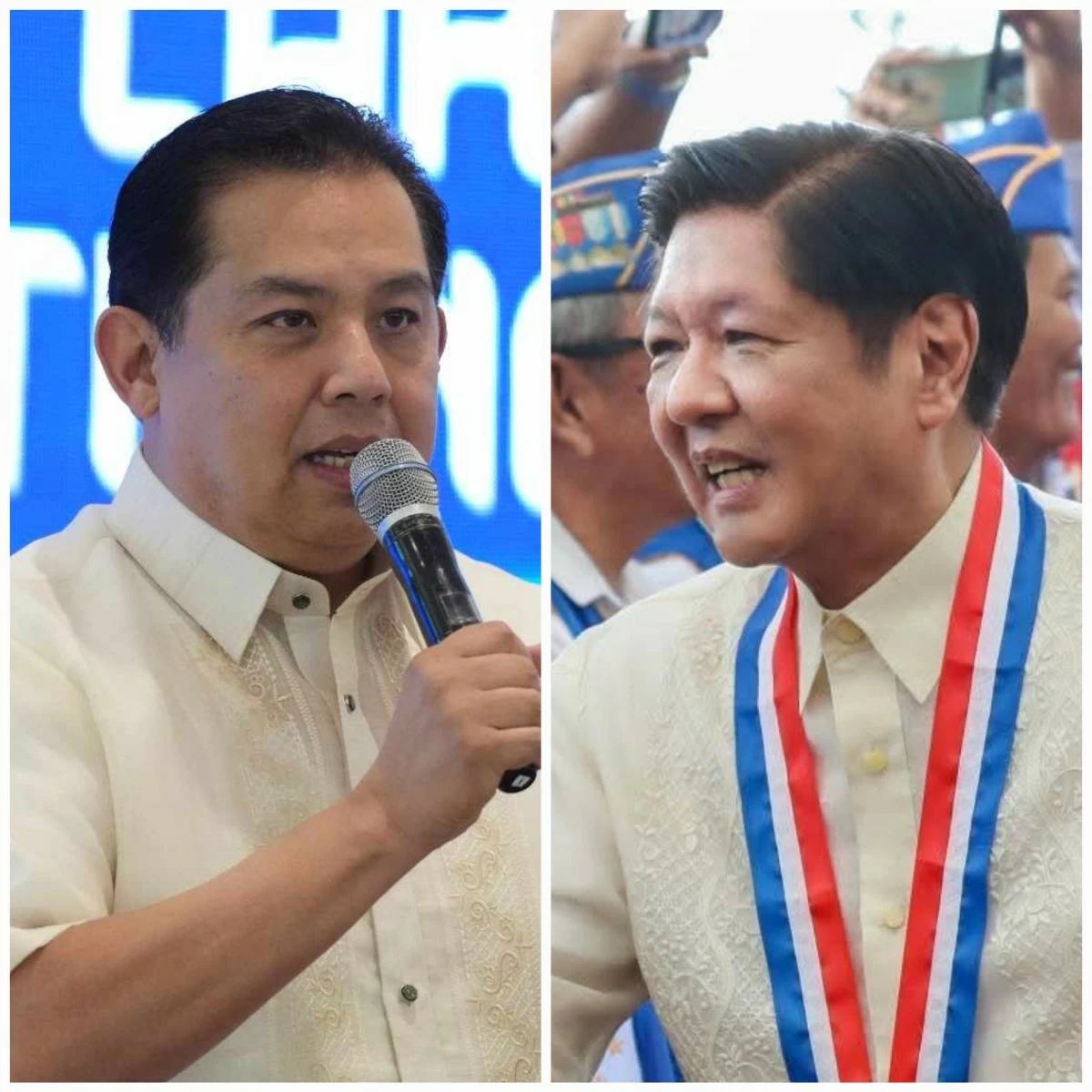 House Speaker Martin Romualdez (left), President Ferdinand "Bongbong" Marcos Jr. (PPAB, Facebook)