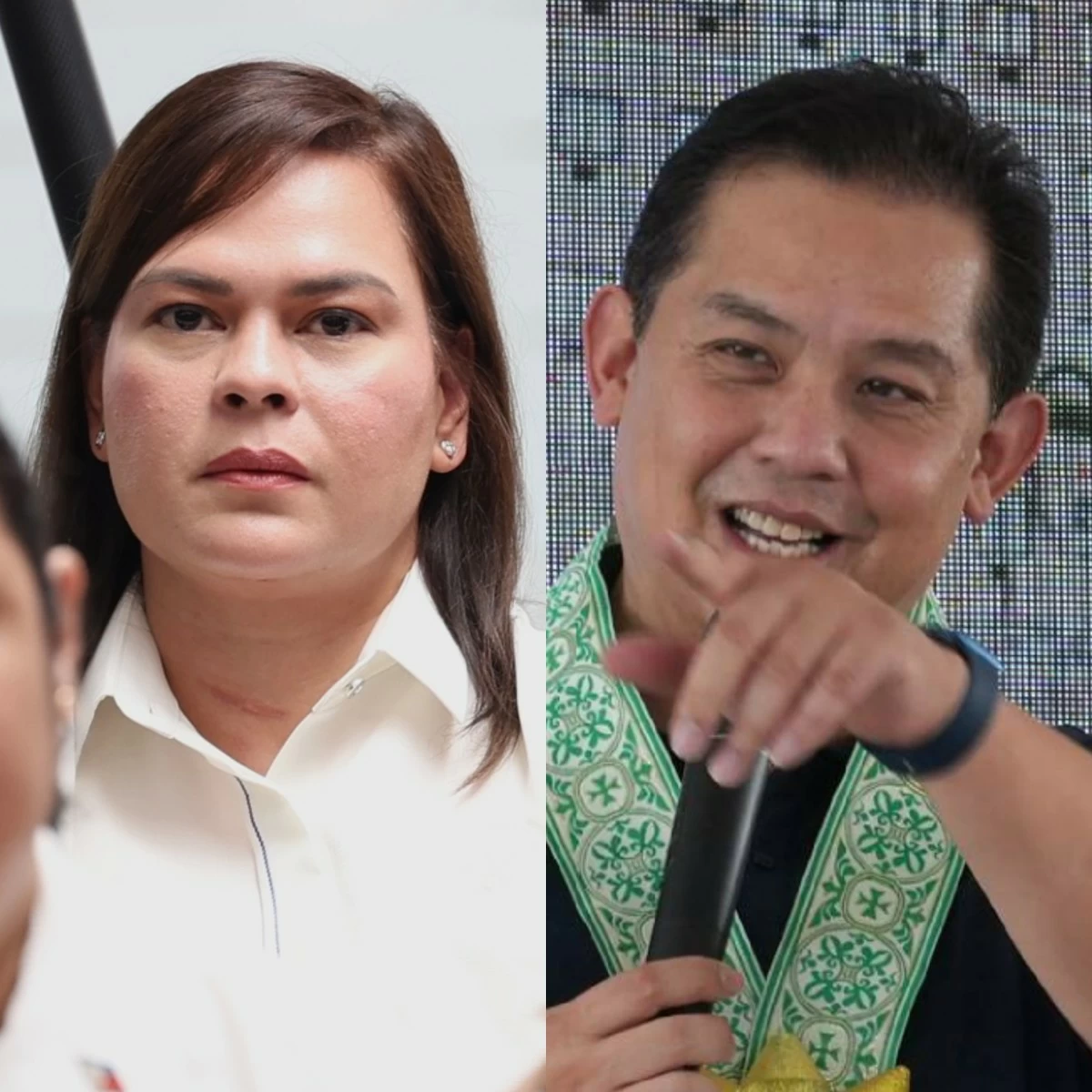 Vice President Sara Duterte (left), House Speaker Martin Romualdez (PPAB)