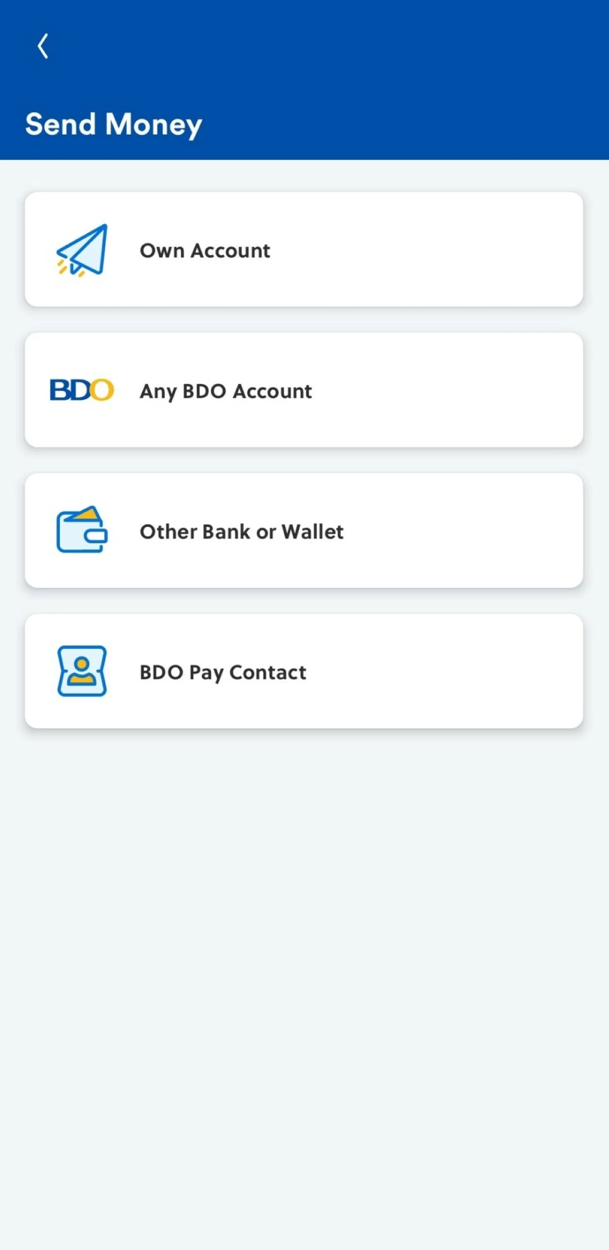 Send money to anyone
