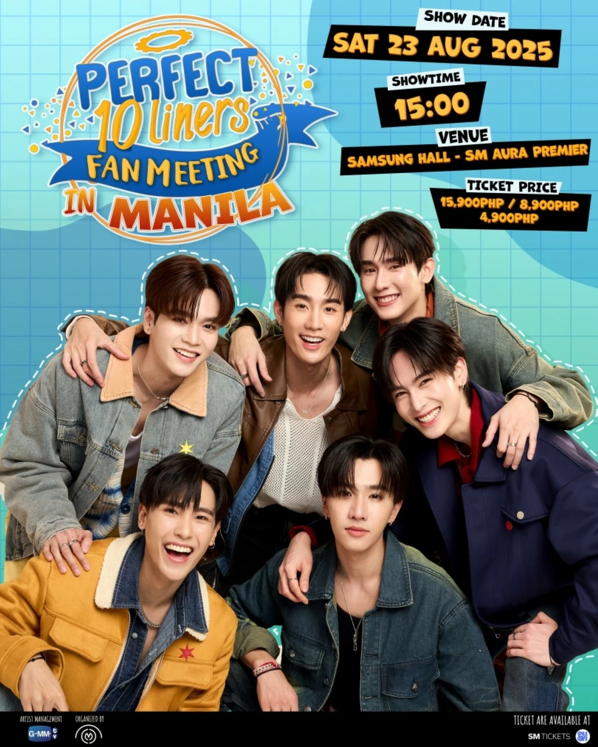“Perfect 10 Liners Fan Meeting in Manila” wil be held on Aug. 23 (CDM Entertainment)