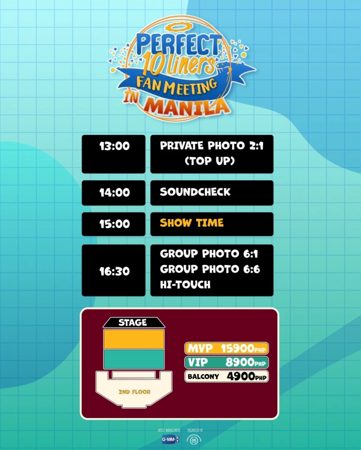 “Perfect 10 Liners Fan Meeting in Manila” wil be held on Aug. 23 (CDM Entertainment)