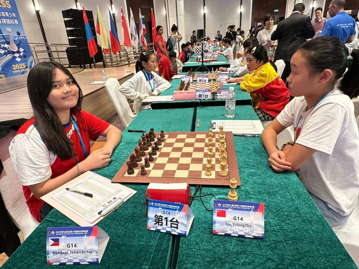 Woman FIDE Master Jemaica Mendoza. (NCFP)