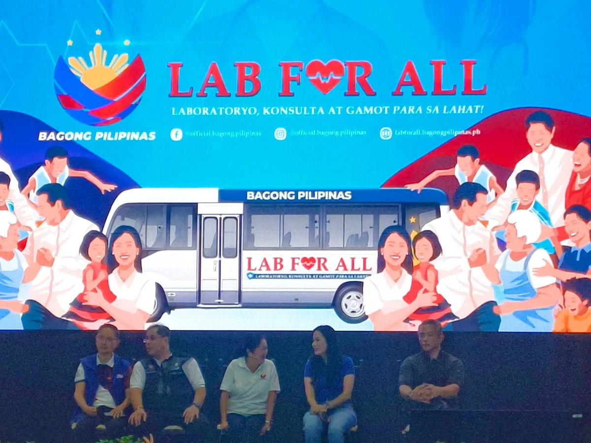 In photo: (left) Technical Education and Skills Development Authority (TESDA) Secretary Kiko Benitez, Department of Health (DOH) Secretary Ted Herbosa, First Lady Liza Araneta-Marcos, Mayor Jeannie Sandoval, and Department of the Interior and Local Government (DILG) Secretary Jonvic Remulla (Photo by Hannah Nicol/MANILA BULLETIN)