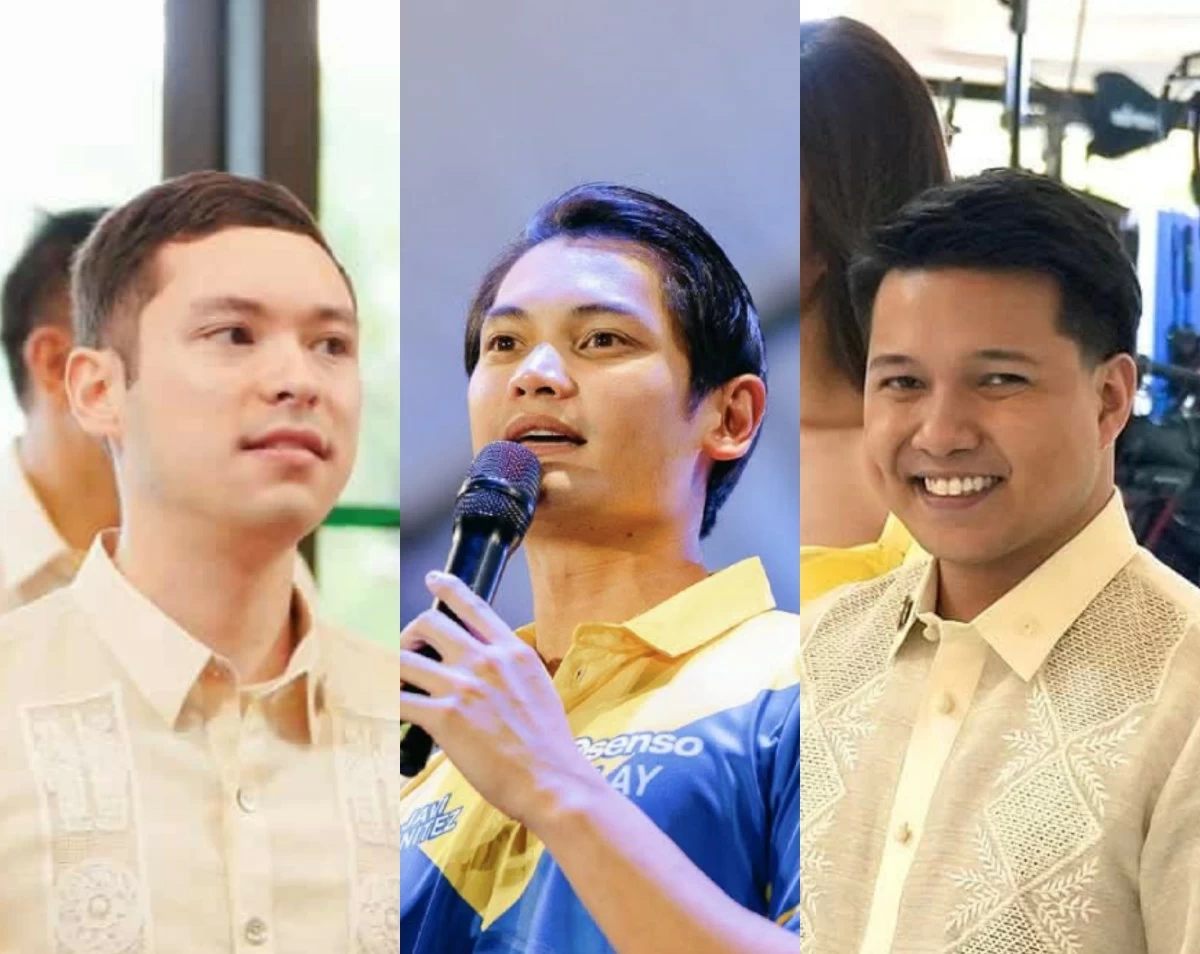 From left to right: Batangas 6th district Rep. Ryan Recto, Negros Occidental 3rd district Rep. Javier Miguel "Javi" Benitez, FPJ Panday Bayanihan Party-list Rep. Brian Poe (Facebook)