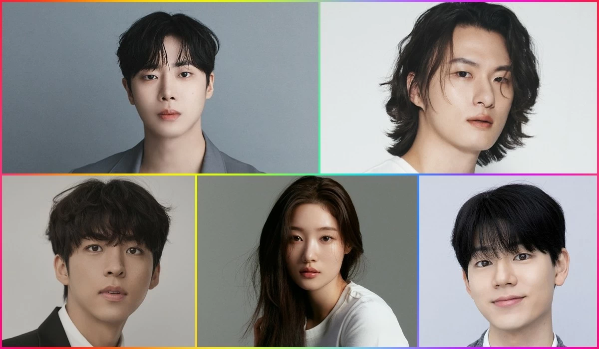 (Clockwise from top left) Choo Young-woo, Shin Seung-ho, Bae Hyeon-seong, Jung Chae-yeon and Joo Jong-hyuk (Kakao Entertainment) 