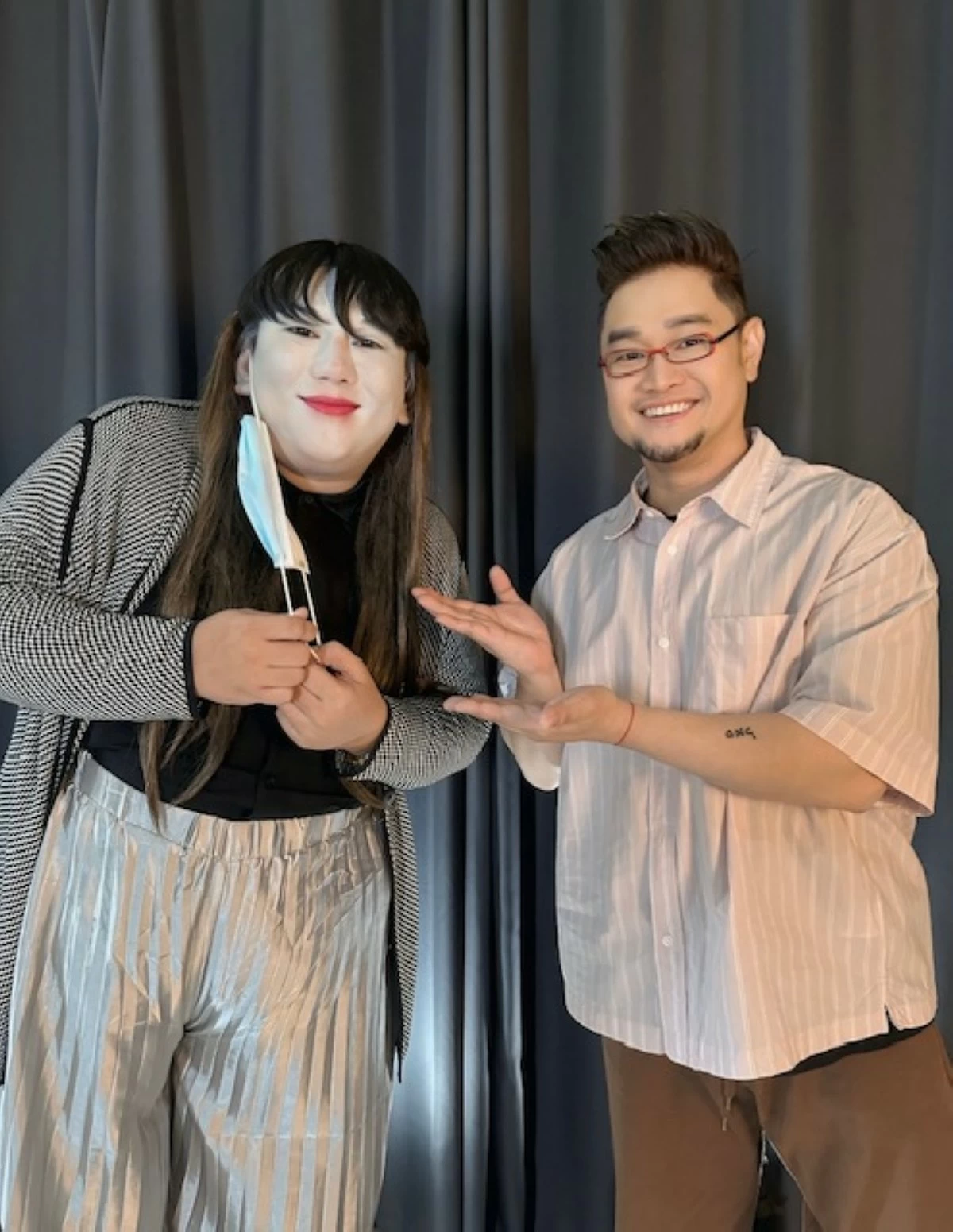 Mr FU (right) and Ate Hong