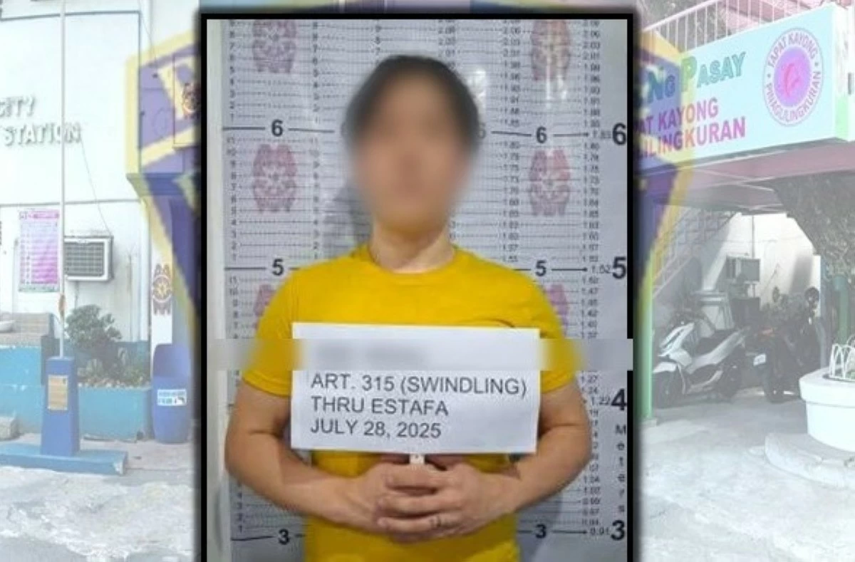 The arrested suspect (Photo from Pasay City Police)