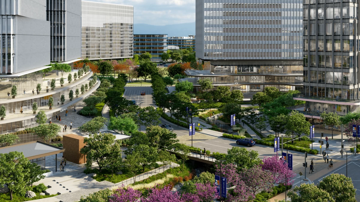 The sold out Riverpark North Commercial Lots will soon be developed into different businesses (Artist’s perspective)