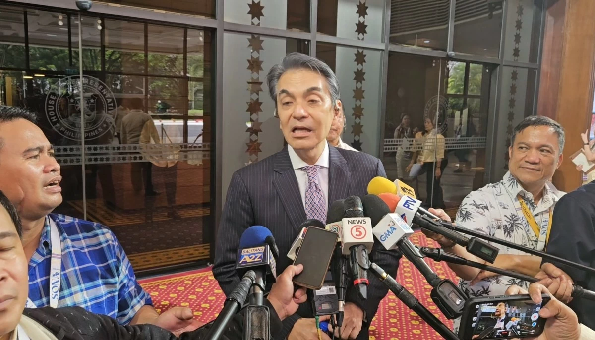 Navotas City lone district Rep. Toby Tiangco (Ellson Quismorio/ MANILA BULLETIN)