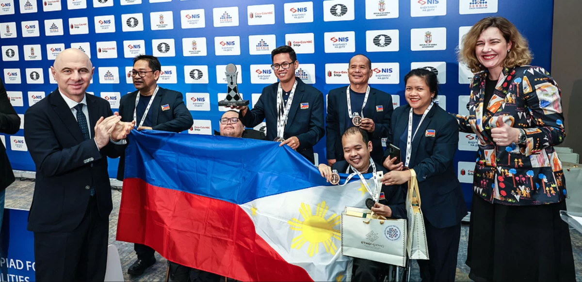 The Philippine team hopes for another podium finish at the second Chess Olympiad for People with Disabilities. (File Photo)