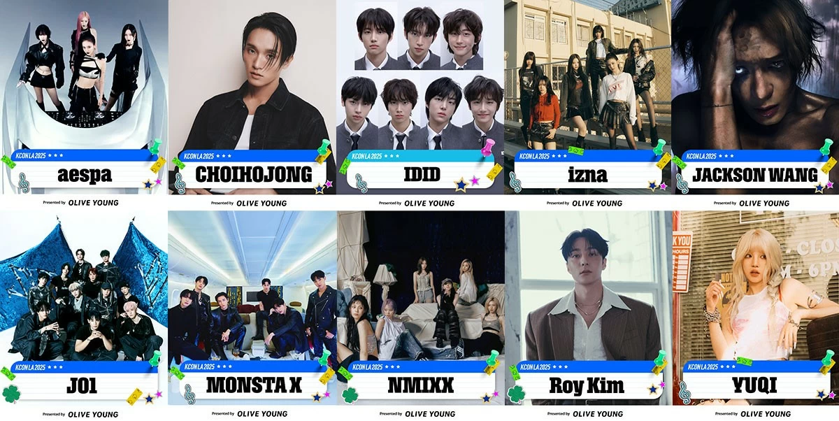 Performers for KCON LA 2025 (Photo from KCON USA on X)