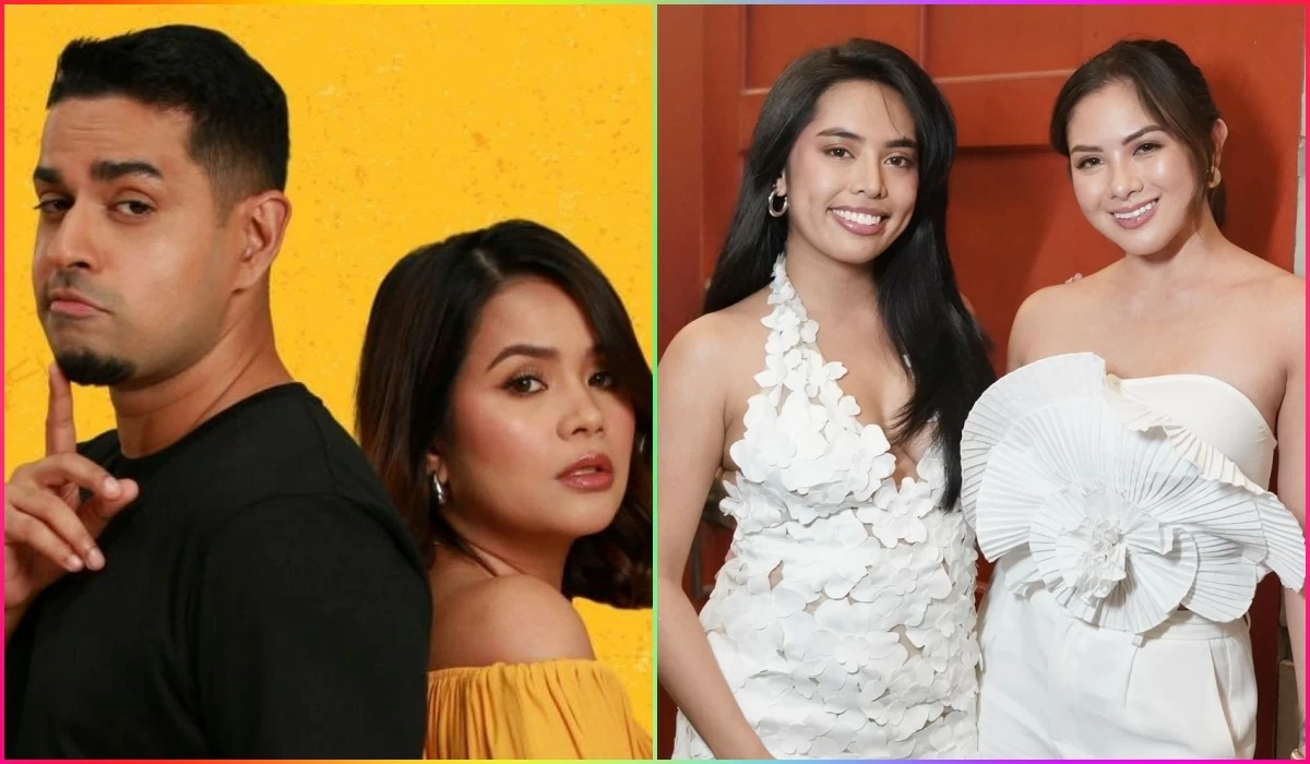 Sam YG and DJ Chacha of “Lecheng Pag-ibig 'To," and Ashley Rivera and Hershey Neri of "Chicks 2 Go" (Photos from the podcasts' Facebook pages) 