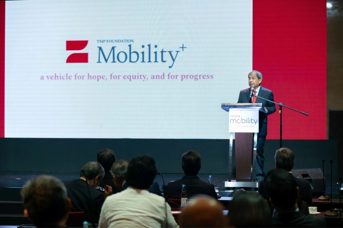 TMP Foundation President Jose Maria Aligada announces the addition of
‘Mobility+’ in its core advocacy pillars