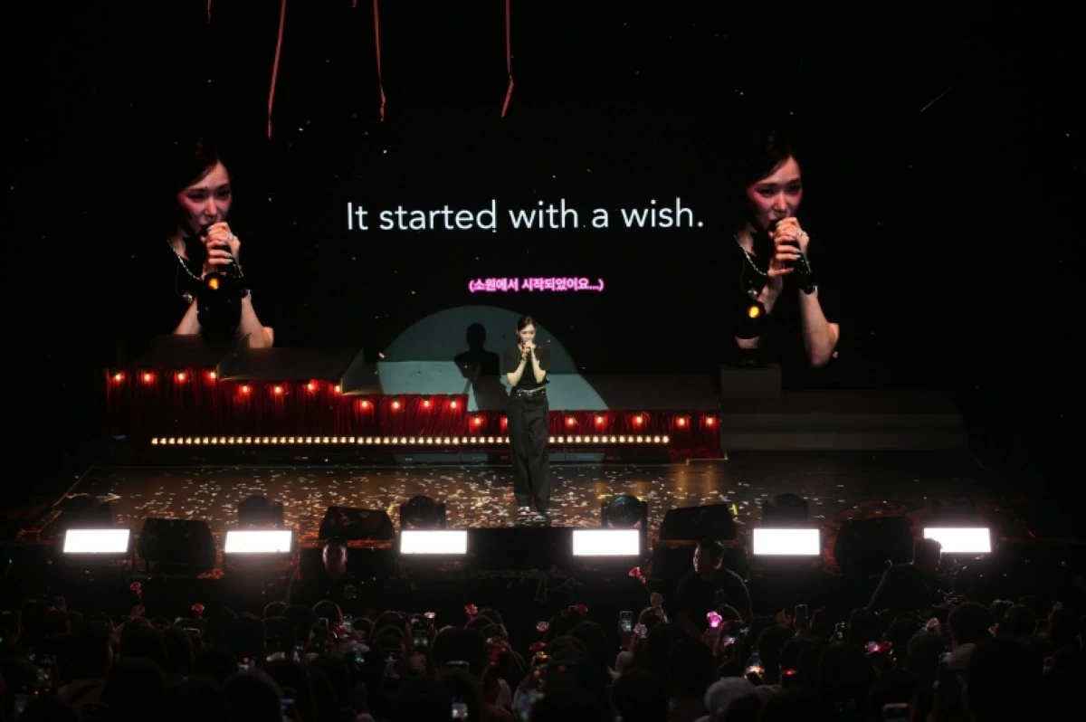 Tiffany Young at her “Here for You” Fan Concert Tour in Manila on July 27 at the Samsung Hall of SM Aura Premier (Photo from L-Squared Productions).