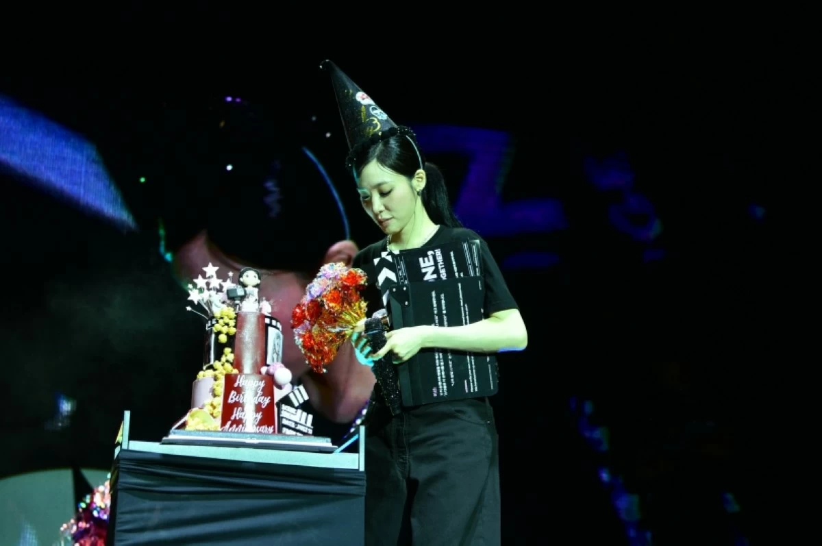 Tiffany Young at her “Here for You” Fan Concert Tour in Manila on July 27 at the Samsung Hall of SM Aura Premier (Photo from L-Squared Productions).