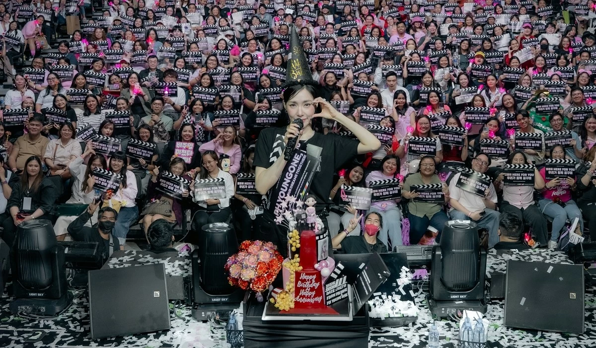 Tiffany Young at her “Here for You” Fan Concert Tour in Manila on July 27 at the Samsung Hall of SM Aura Premier (Photo from L-Squared Productions).