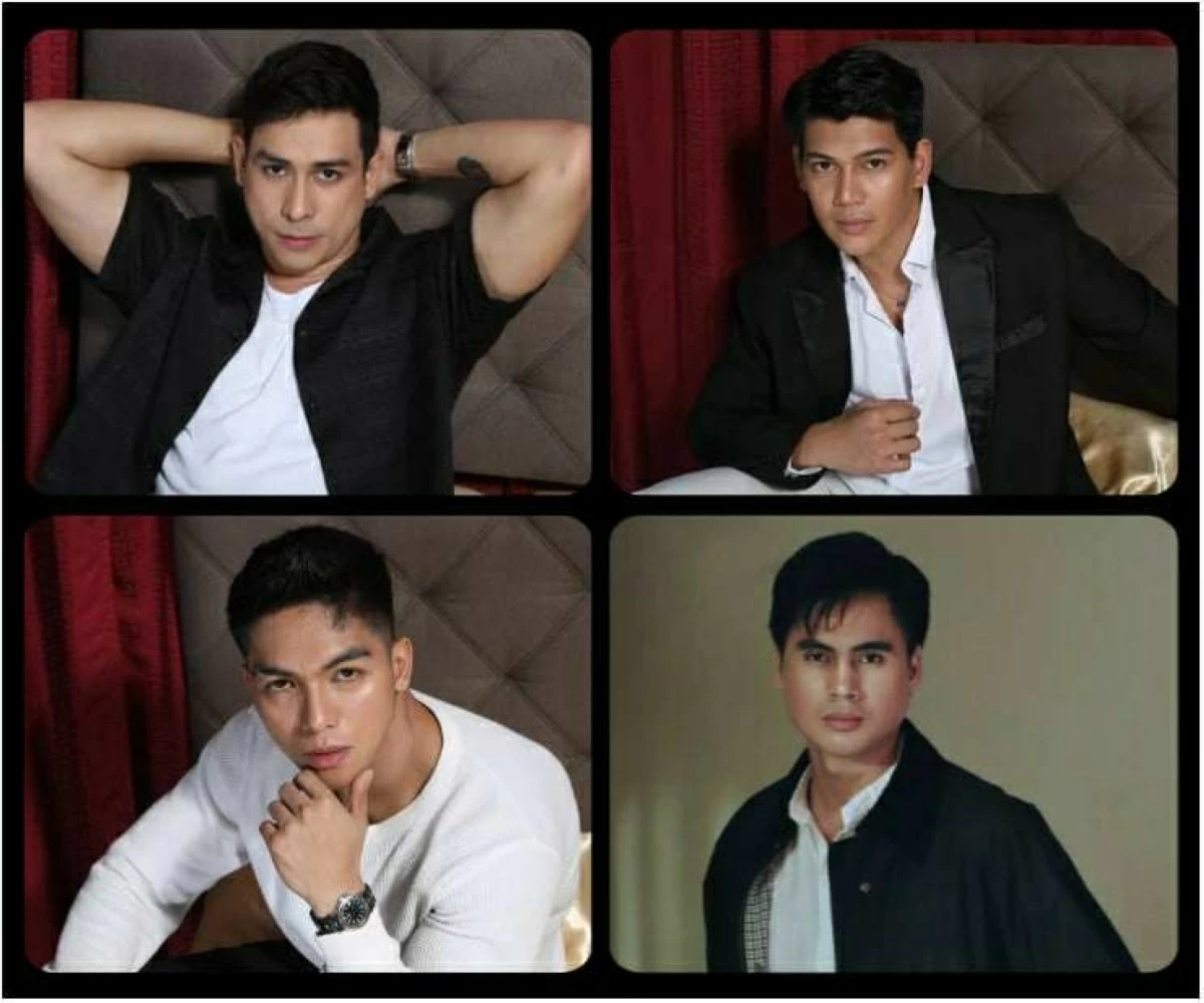 The stars of 'Walong Libong Piso' under BenTria Productions: Paolo Gumabao, Drei Arias, John Mark Marcia, and Juan Paolo Calma.