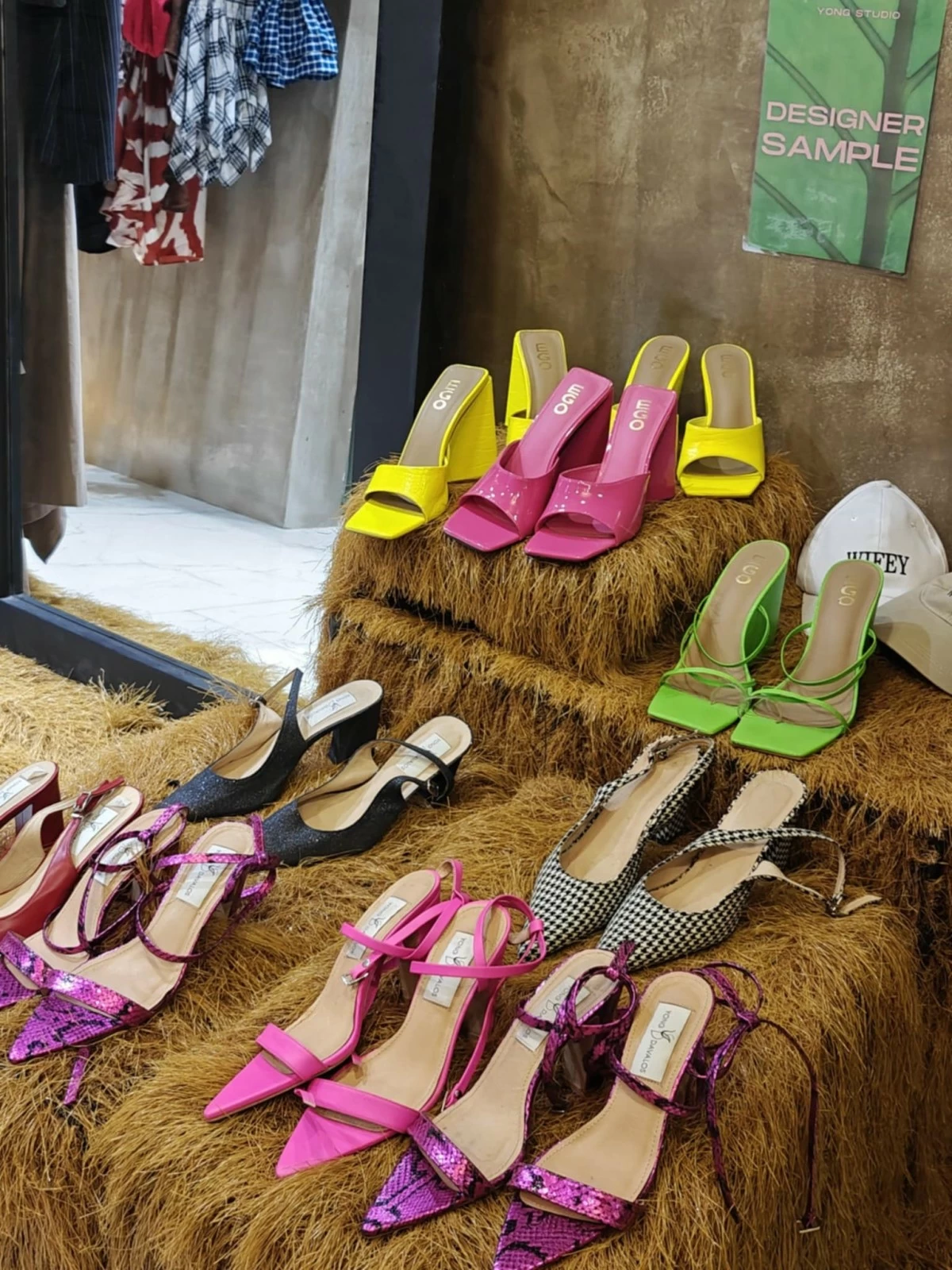 Shoes and accessories in pristine condition are also up for grabs