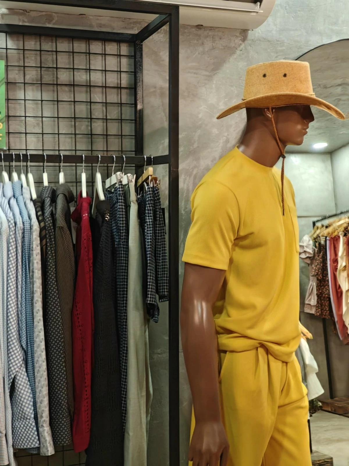 Formal and casual menswear pieces