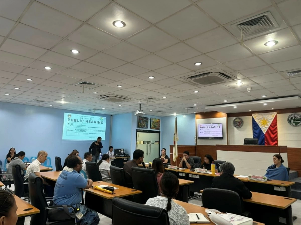 The public hearing conducted by the Muntinlupa City Council's e Committee on Person with Disability on July 31 about the Starbucks incident (Photo from the Sanggunian Secretariat - Muntinlupa)