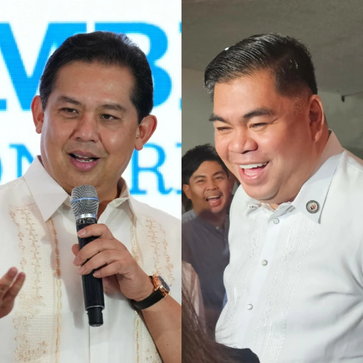 House Speaker Martin Romualdez (left), Tingog Party-list Rep. Jude Acidre (PPAB, MANILA BULLETIN)