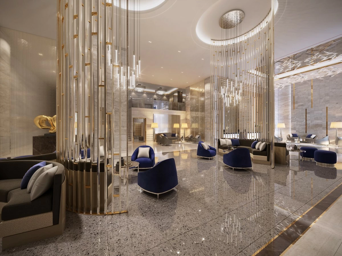 Glam amenity lobby