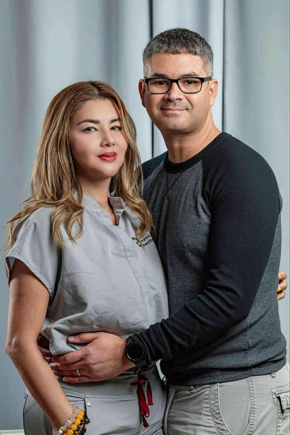 Maricar Madrid and husband Gunnery Sgt. Marine Jorge Guinta