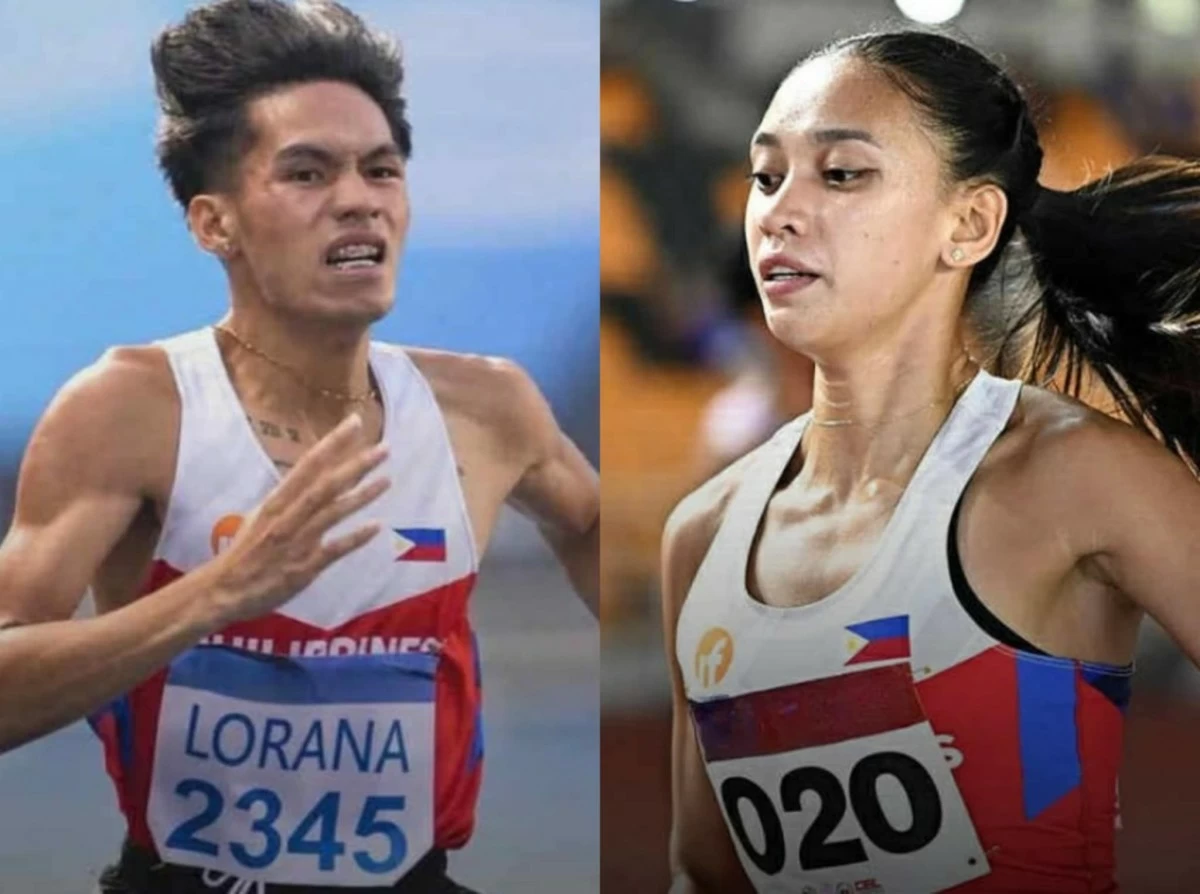 Hussein Loraña, left, and Bernalyn Bejoy. (PATAFA)