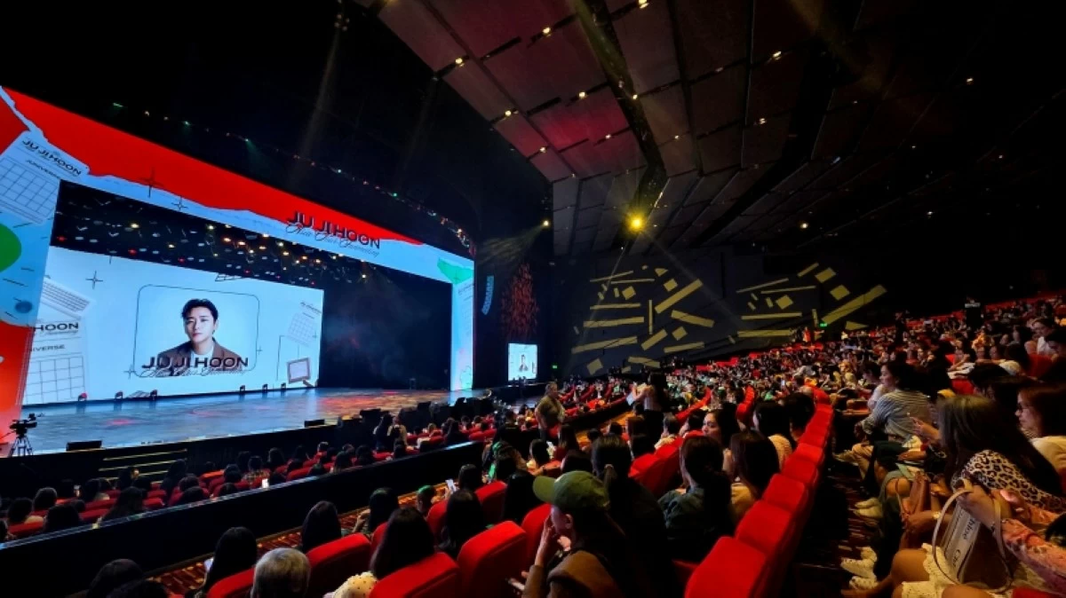 Ju Ji-hoon's Juniverse in Manila fan meeting on Aug. 2 at the Newport Performing Arts Theater (Jonathan Hicap) 
