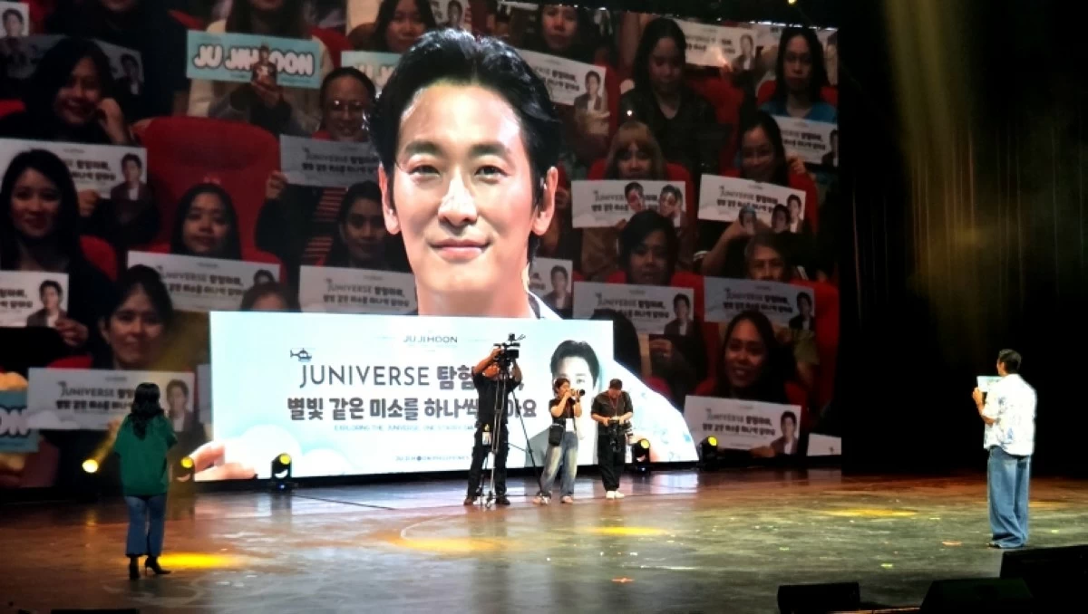 Ju Ji-hoon's Juniverse in Manila fan meeting on Aug. 2 at the Newport Performing Arts Theater (Jonathan Hicap) 