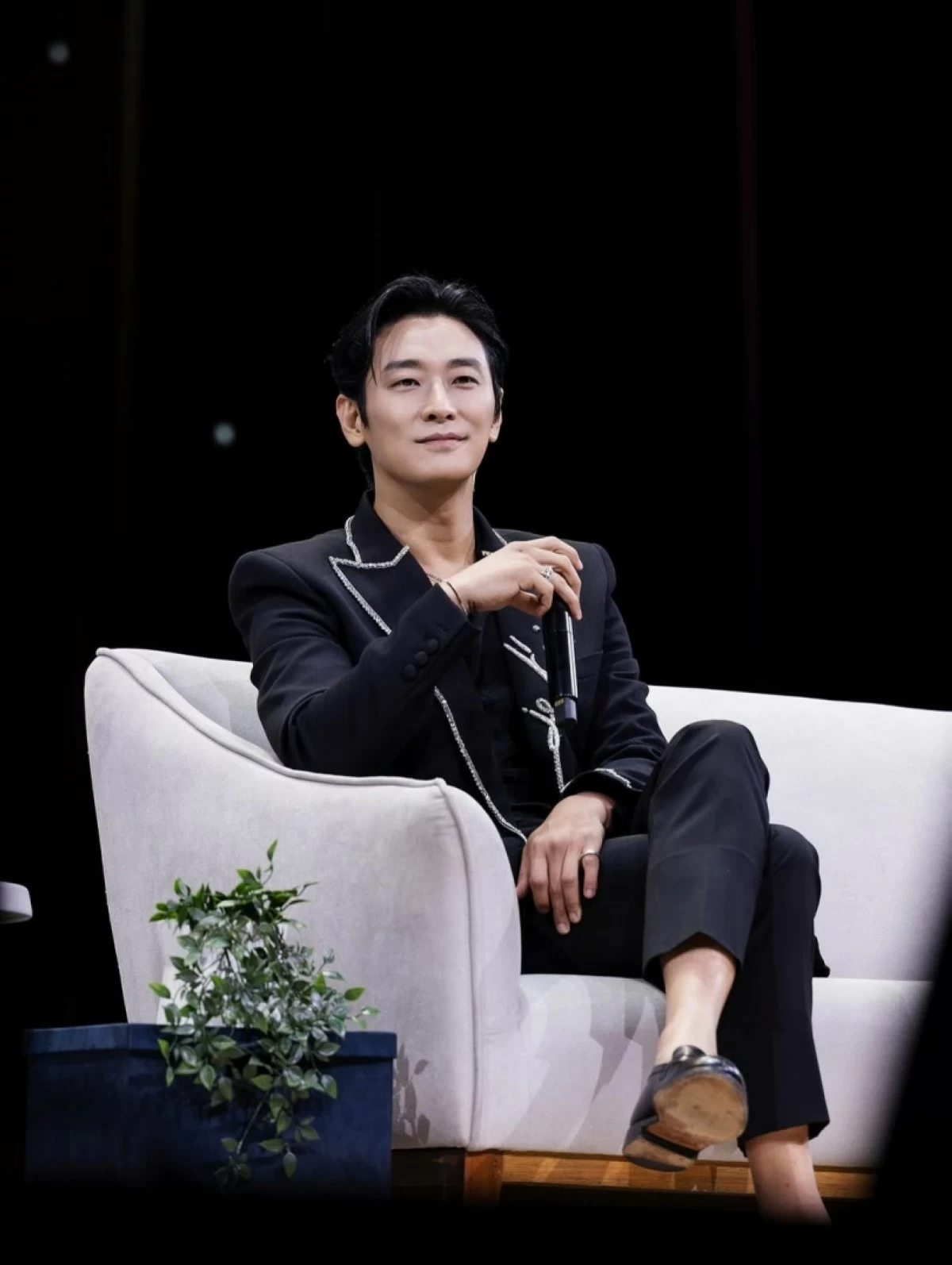 Korean star Ju Ji-hoon at his Juniverse in Manila fan meeting on Aug. 2 at the Newport Performing Arts Theater (Photo from Bliztway Entertainment) 