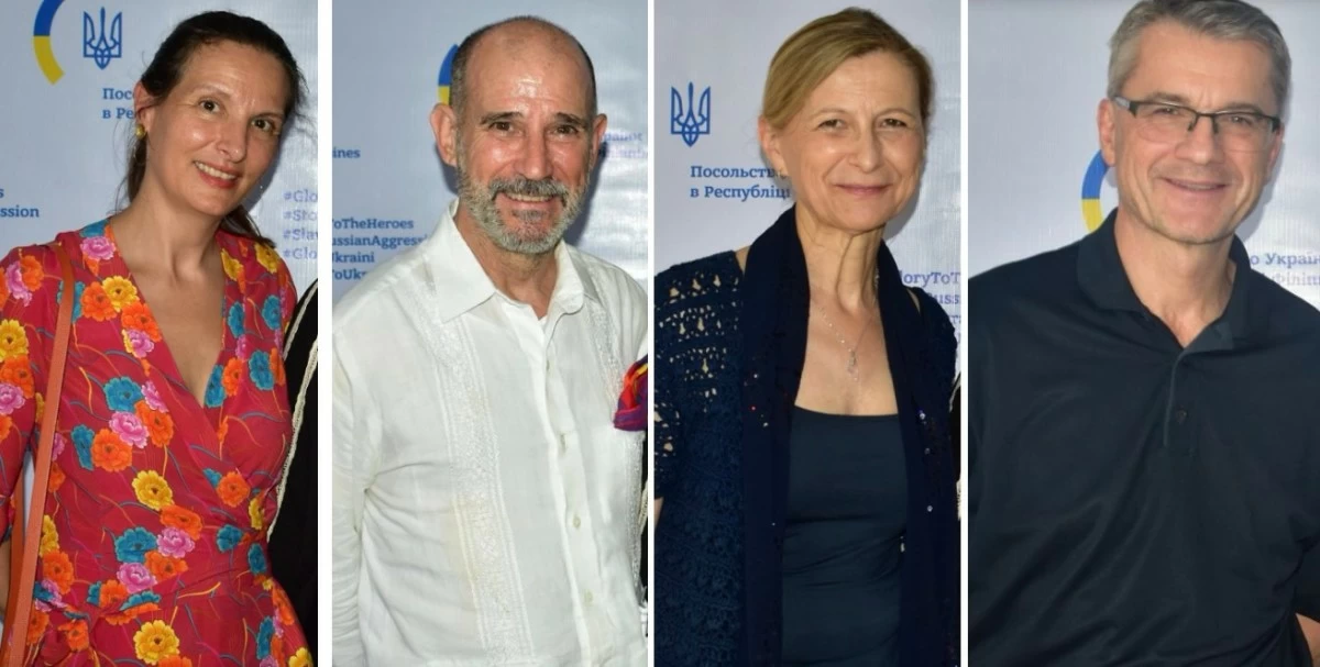 Ambassador Marie Aude Françoise Lassalle ep. Fontanel of the Embassy of France; Ambassador Miguel Utray Delgado of the Embassy of Spain; Ambassador Dr. Smiljana Knez of the Embassy of Slovenia, Ambassador Karel Hejč of the Embassy of Czech Republic