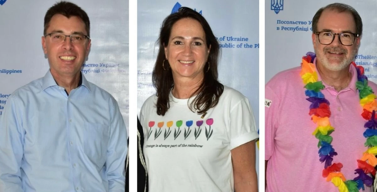 Ambassador Mariomassimo Santoro of the Embassy of the European Union, Ambassador Maria Alfonsa Magdalena Geraedts of the Embassy of Netherlands, and Ambassador David Bruce Hartman of the Embassy of Canada 